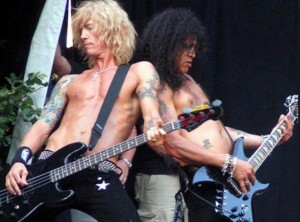 Slash and Duff McKagan